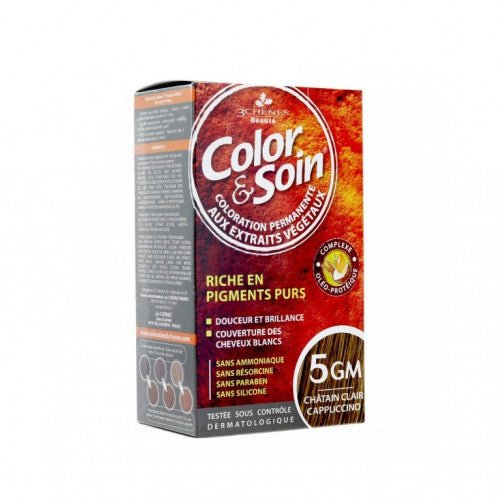 COLOR & SOIN COLORATION CHATAIN CLAIR CAPPUCCINO 5GM.
