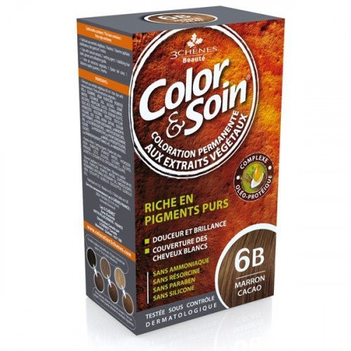 COLOR & SOIN COLORATION MARRON CACAO 6B.