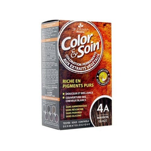 COLOR & SOIN COLORATION MARRON GLACE 4A.