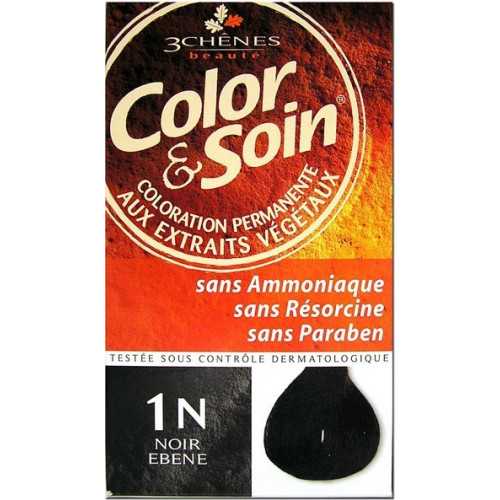COLOR & SOIN COLORATION NOIR EBENE 1N.