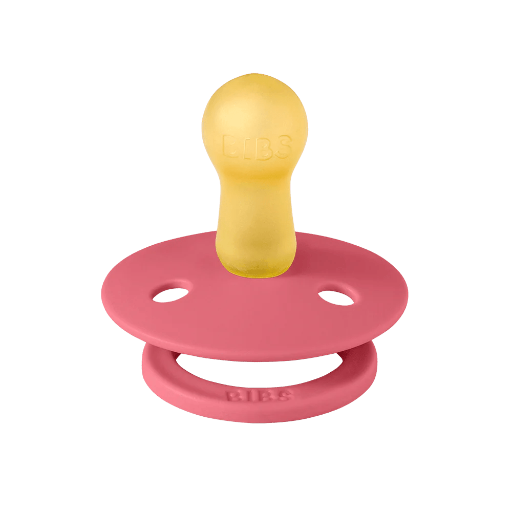 bibs sucette Dusty Pink/Coral bout rond (2 sucettes).