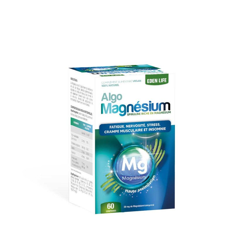 Algo mangnésium  60 comprimés.