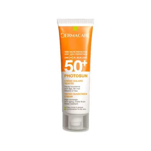 DERMACARE PHOTOSUN FLUIDE MATIFIANT TEINTEE 1.5 PEAU MIXTE A GRASSE 50ML