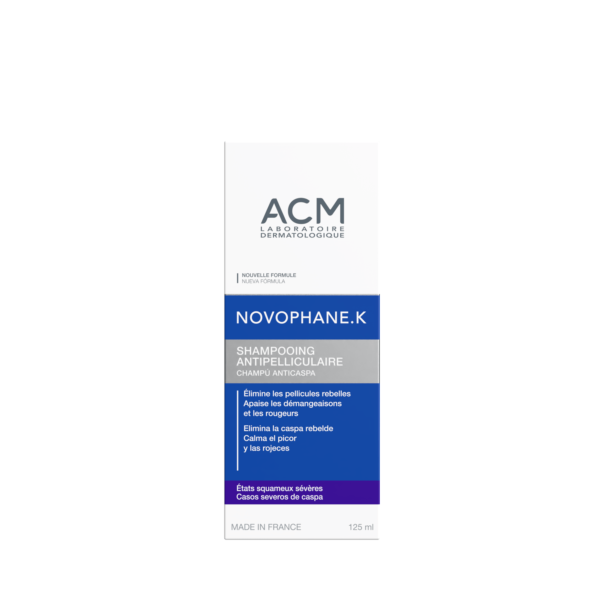 ACM NOVOPHANE K SHAMPOOING ETATS SQUAMEUX SEVERES 125ML.
