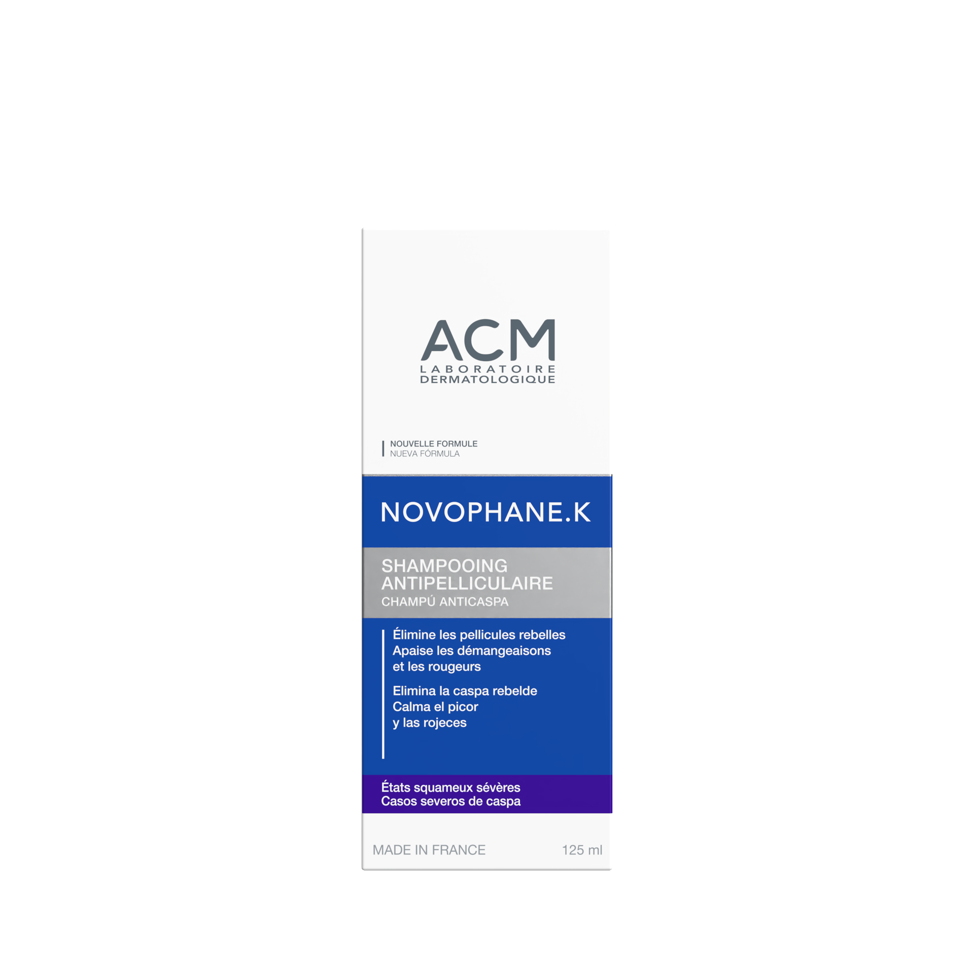 ACM NOVOPHANE K SHAMPOOING ETATS SQUAMEUX SEVERES 125ML.