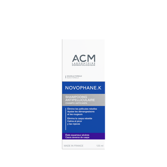 ACM NOVOPHANE K SHAMPOOING ETATS SQUAMEUX SEVERES 125ML.