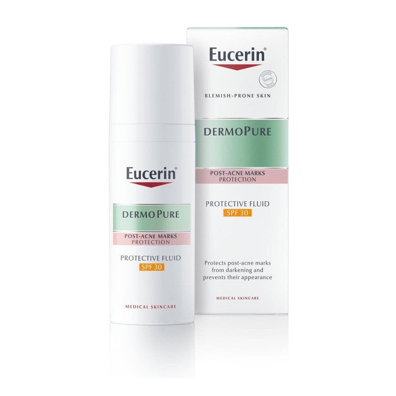 Eucerin DermoPure Fluide Protecteur SPF30 - Crème Solaire Peau Acnéique 50ml - La Grande Para