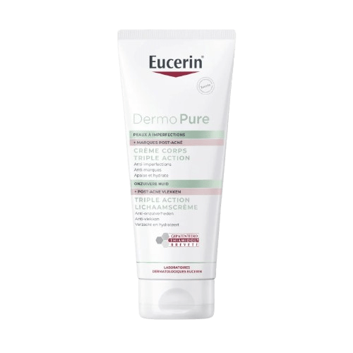 Eucerin DermoPure Crème Corps Triple Action - Anti-Acné Corps & Dos