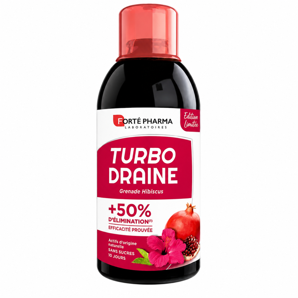 Forté Pharma Turbodraine Grenade Hibiscus 500 ml