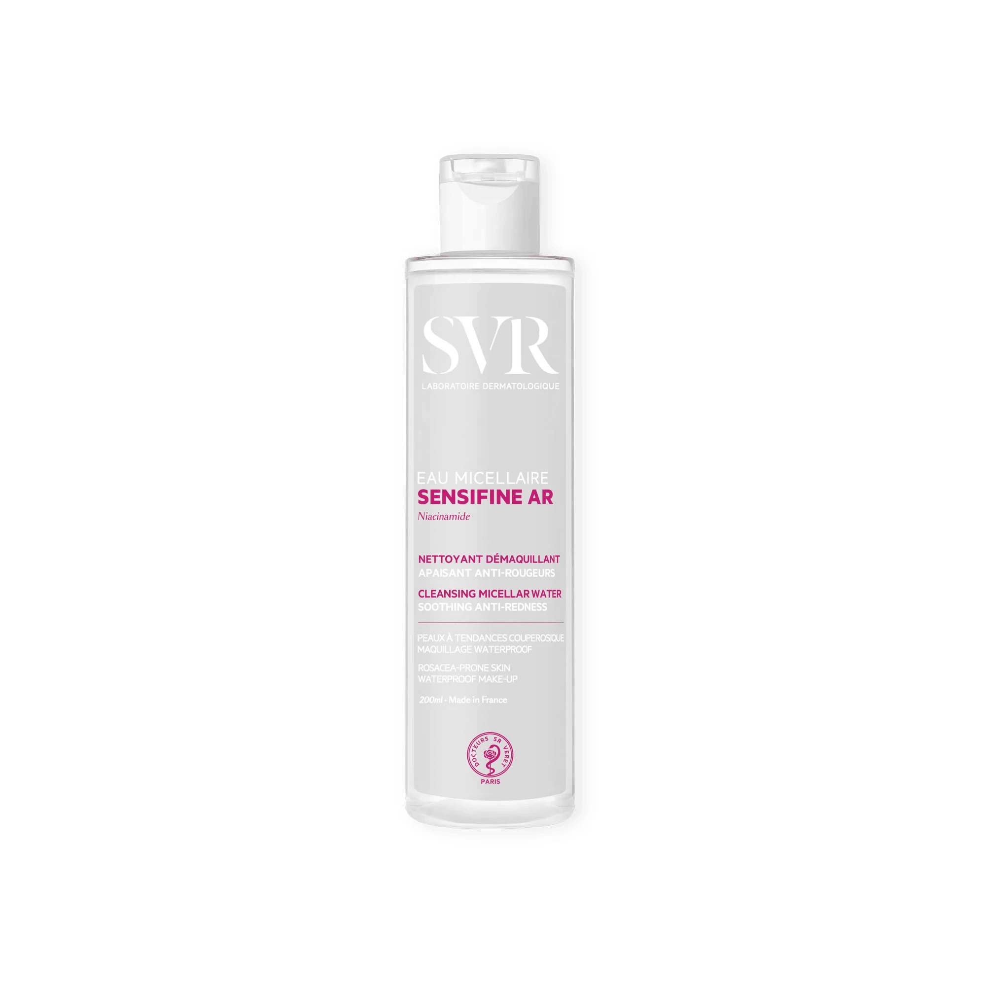 SVR Sensifine AR Eau Micellaire 200ml - Démaquillant Anti-Rougeurs