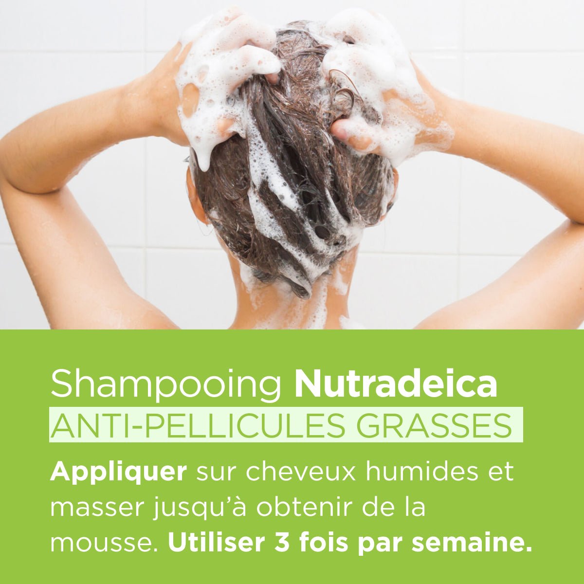 ISDIN NUTRADEICA SHAMPOOING ANTI-PELLICULAIRE PELLICULES GRASSES 200ML.