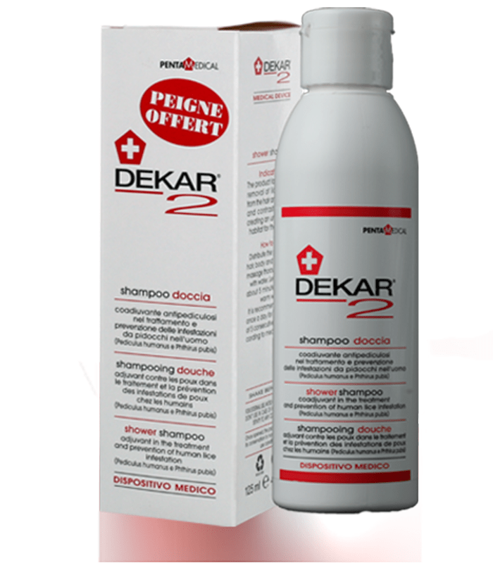 DEKAR SHAMPOOING ANTI POUX 125ML.