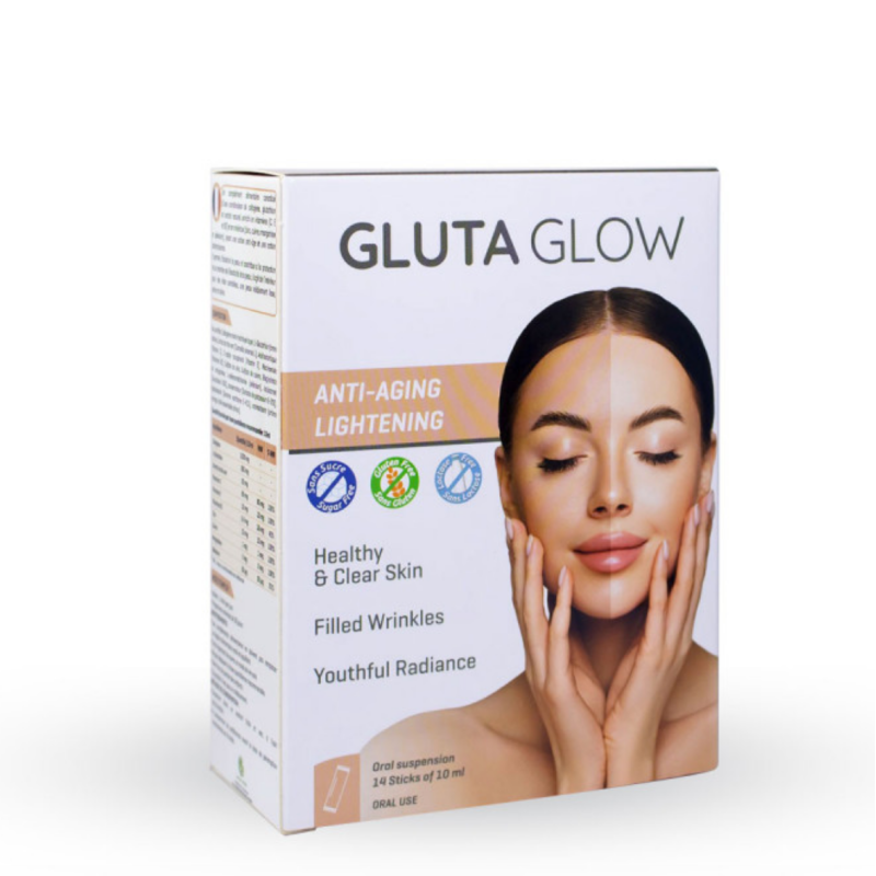 GLUTA GLOW DE MICHEL PIERRE 14 STICKS Donc 14 Jours10 ML