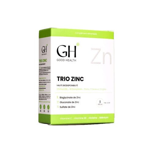 GOOD HEALTH TRIO ZINC 30 GELULES.