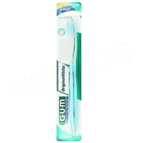 GUM BROSSE A DENTS ORIGINAL WHITE MEDIUM COMPACTE (563).