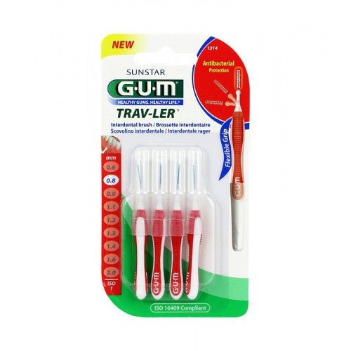 GUM BROSSETTE TRAVLER CYLINDRIQUE 0,8 MM (1314).