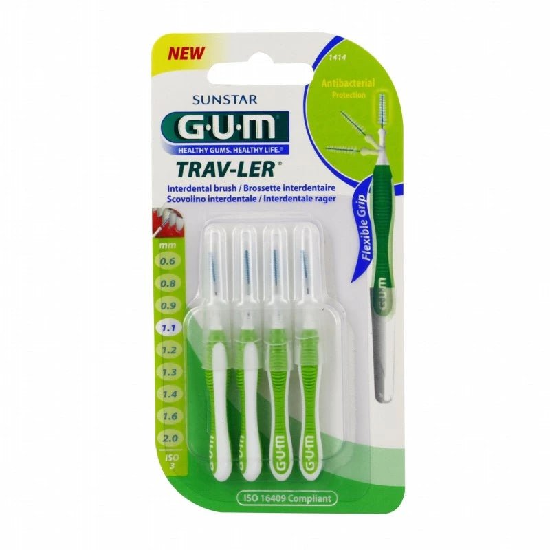 GUM BROSSETTES 1.1mm BTE DE 4 (1414).
