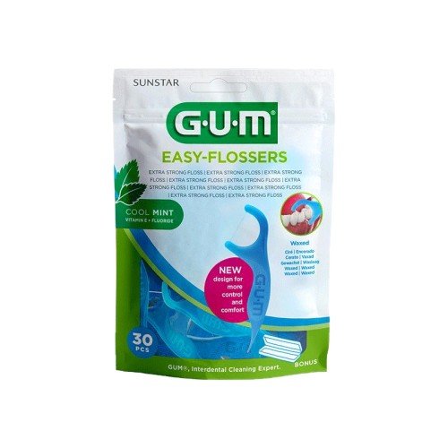 GUM EASY-FLOSSERS PORTE FIL DENTAIRE 30PCS (890).