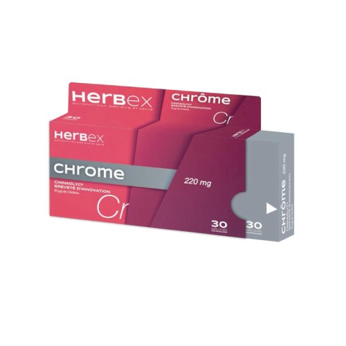 HERBEX CHROME 220MG 30 GELULES