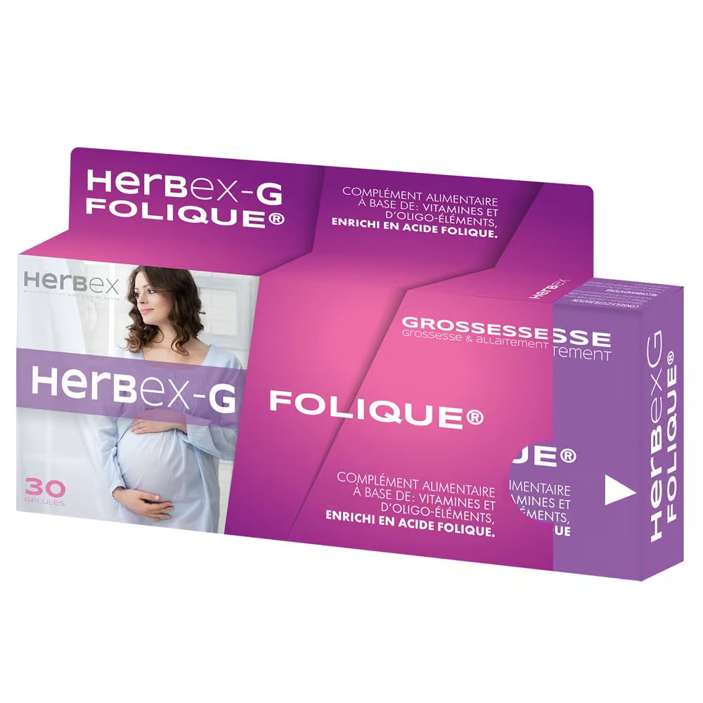HERBEX G Grossesse FOLIQUE bt30 gélules