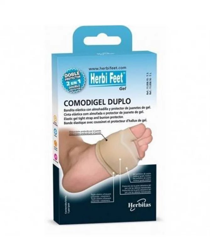 HERBI FEET COUSSINET DOUBLE PROTECTION TAILLE SMALL.
