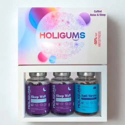 HOLISTIX 2 HOLIGUMS SLEEP WELL 60 GUMMIES+ANTI STRESS 60 GUMMIES (-50%).