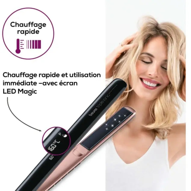 Beurer HS80 Lisseur Cheveux - Professionnel Céramique Ionique | Lissage Parfait 3