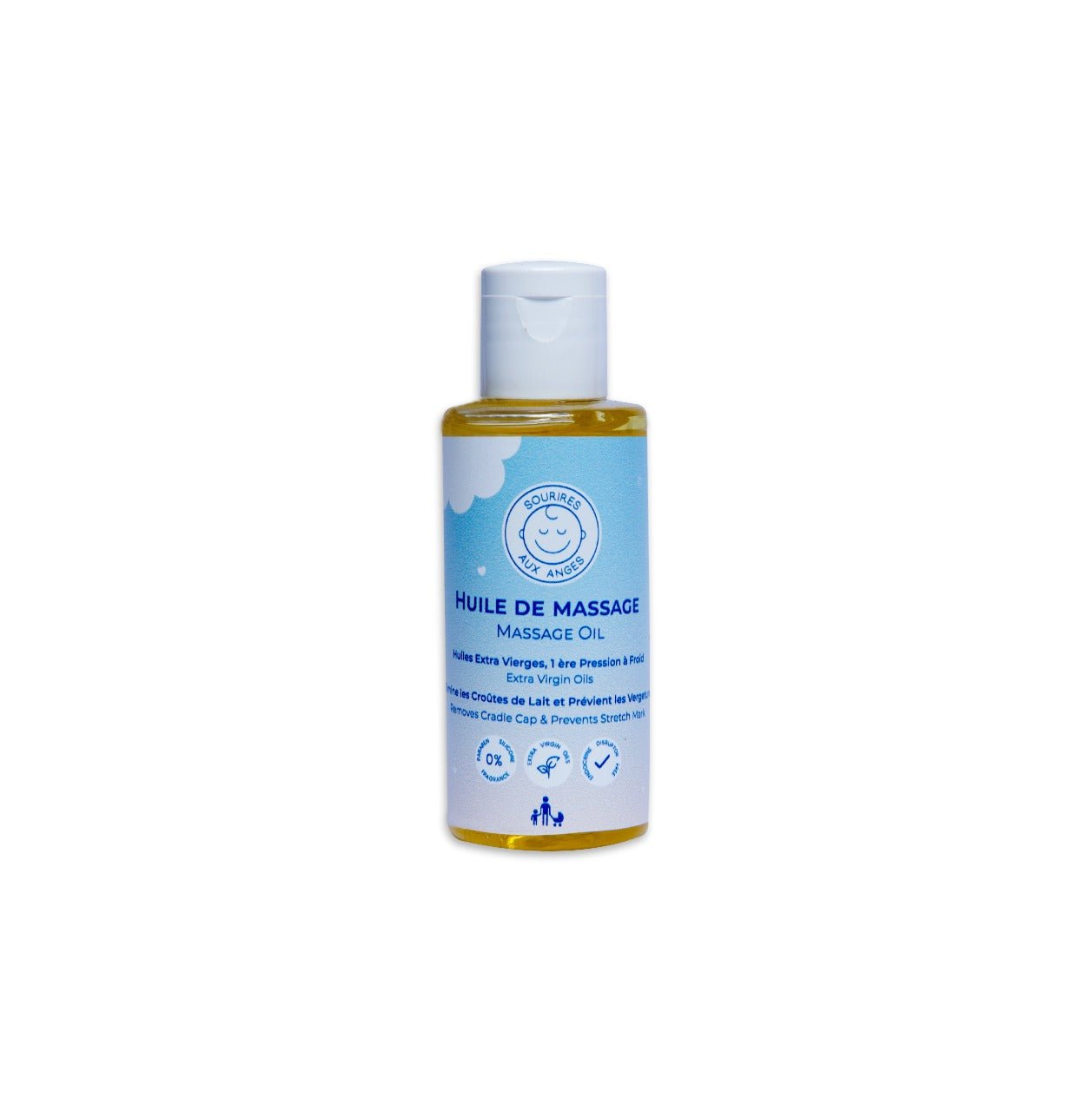 sourires aux anges Huile de massage.