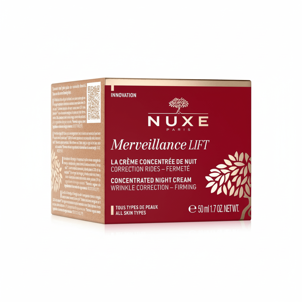 Nuxe Merveillance Lift Crème Concentrée de Nuit 50ml - Anti - Rides Fermeté | Régénération Nocturne BIO VEGAN - La Grande Para