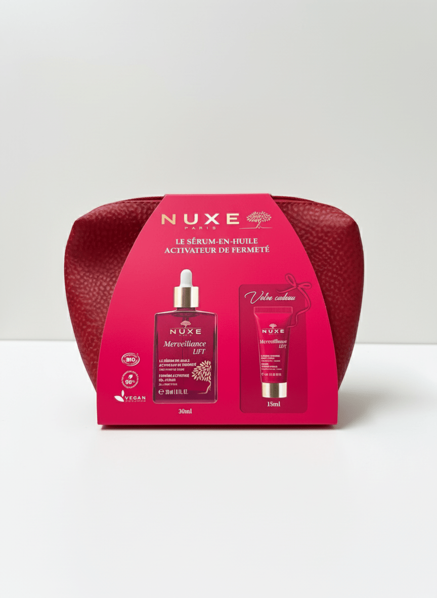 💕 Nuxe Coffret Merveillance Lift - Sérum - en - Huile 30ml + Crème 15ml OFFERTE | Trousse Cadeau - La Grande Para
