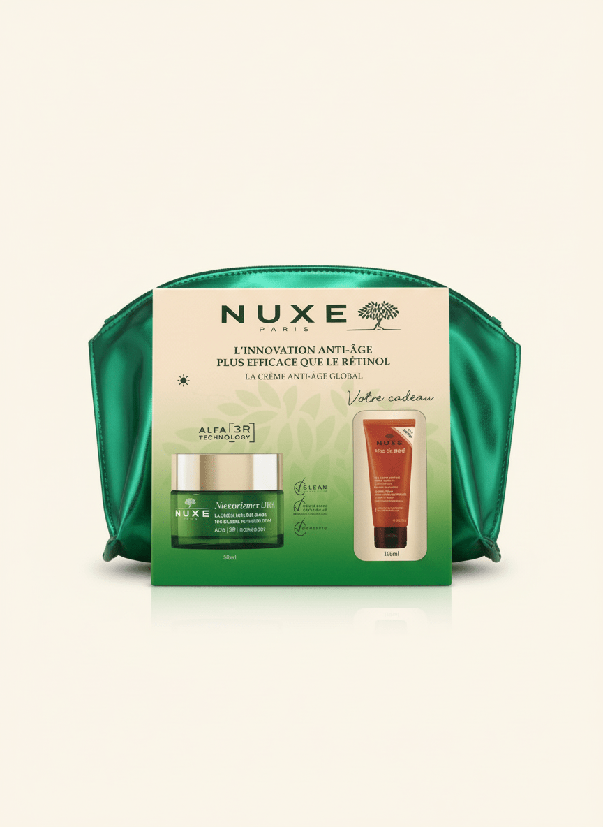 💚 Nuxe Coffret Nuxuriance Ultra - Crème Anti - Âge Global 50ml + Rêve de Miel 100ml OFFERT + Trousse - La Grande Para