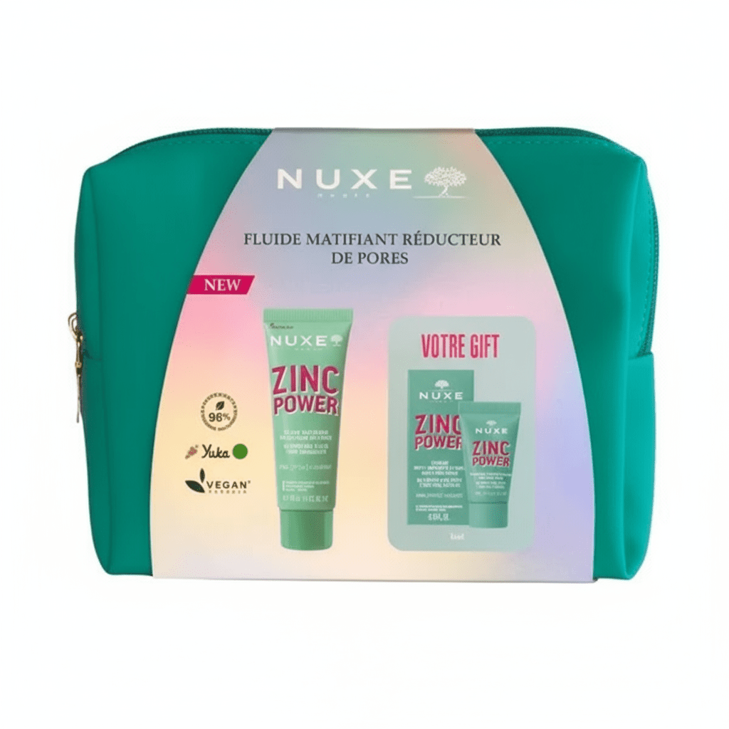 Nuxe Trousse Zinc Power - Fluide Matifiant 40ml + Sérum Anti - Imperfections 5ml Offert - La Grande Para