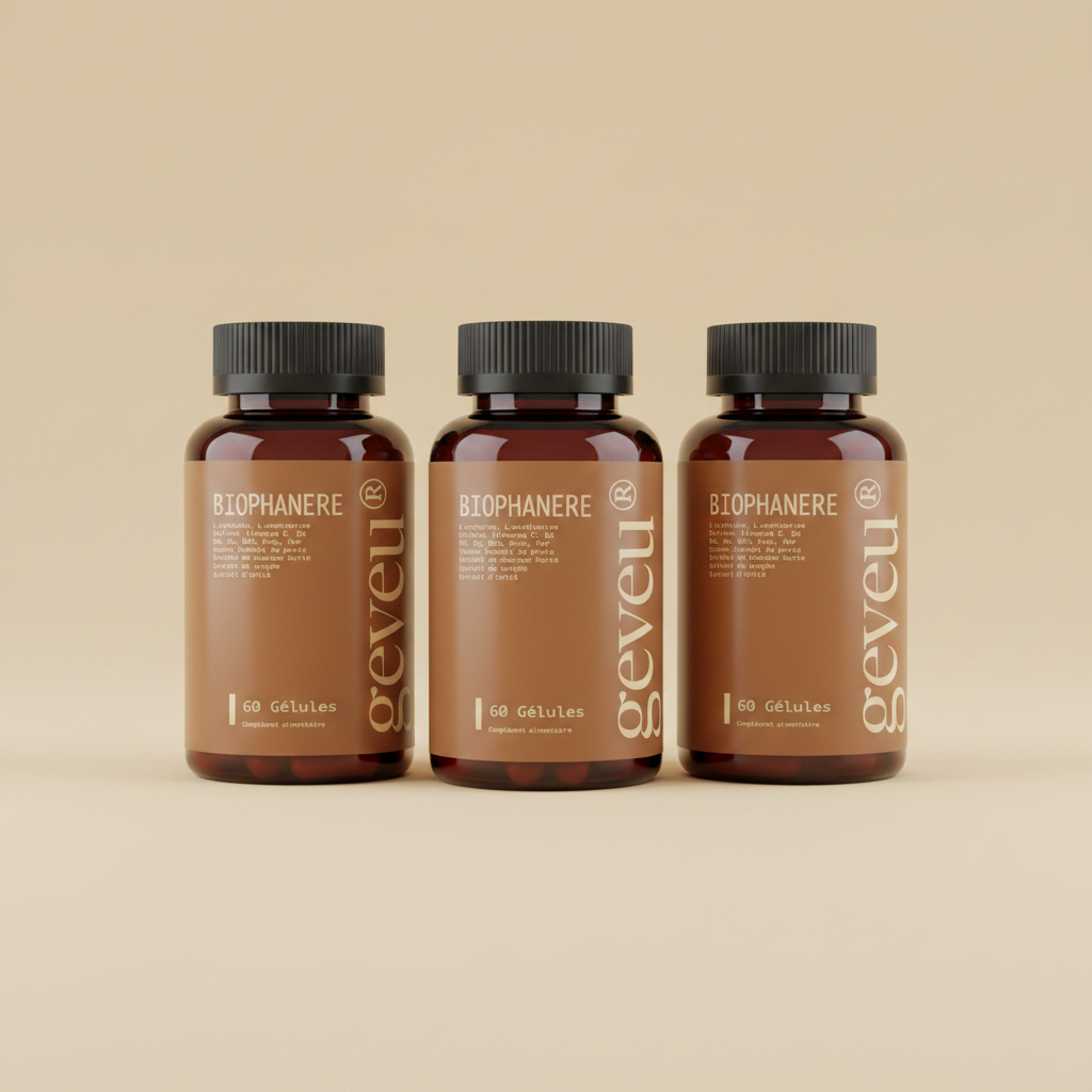 Pack 3 Mois Biophanere Geveu - 3 flacons 60 Gélules