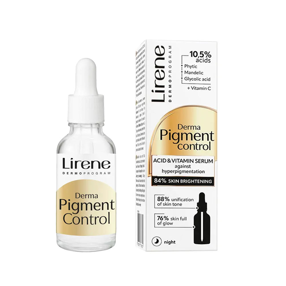 Lirene Derma Pigment Control Sérum de Nuit Acides & Vitamines 30ml