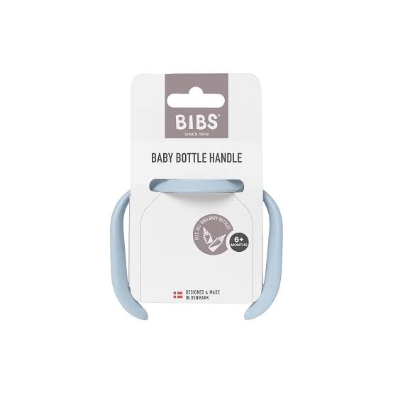 BIBS Poignée de Biberon Bleu 6+ mois