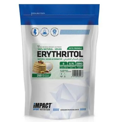 IMPACT ERYTHRITOL ZERO CALORIES 250GR