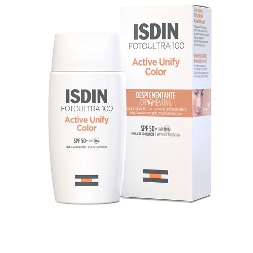 Foto Ultra 100 ISDIN Active Unify Fusion Fluide teintée SPF 50+ 50 ml