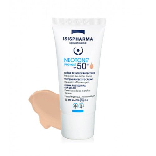 ISISPHARMA NEOTONE PREVENT CREME TEINTEE MEDIUM PROTECTRICE SPF50+ 30ML.