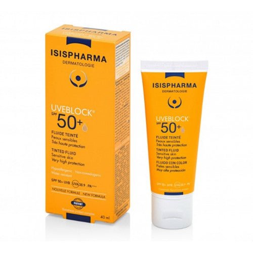 ISISPHARMA UVEBLOCK 50+ FLUIDE TEINTE 40ML.