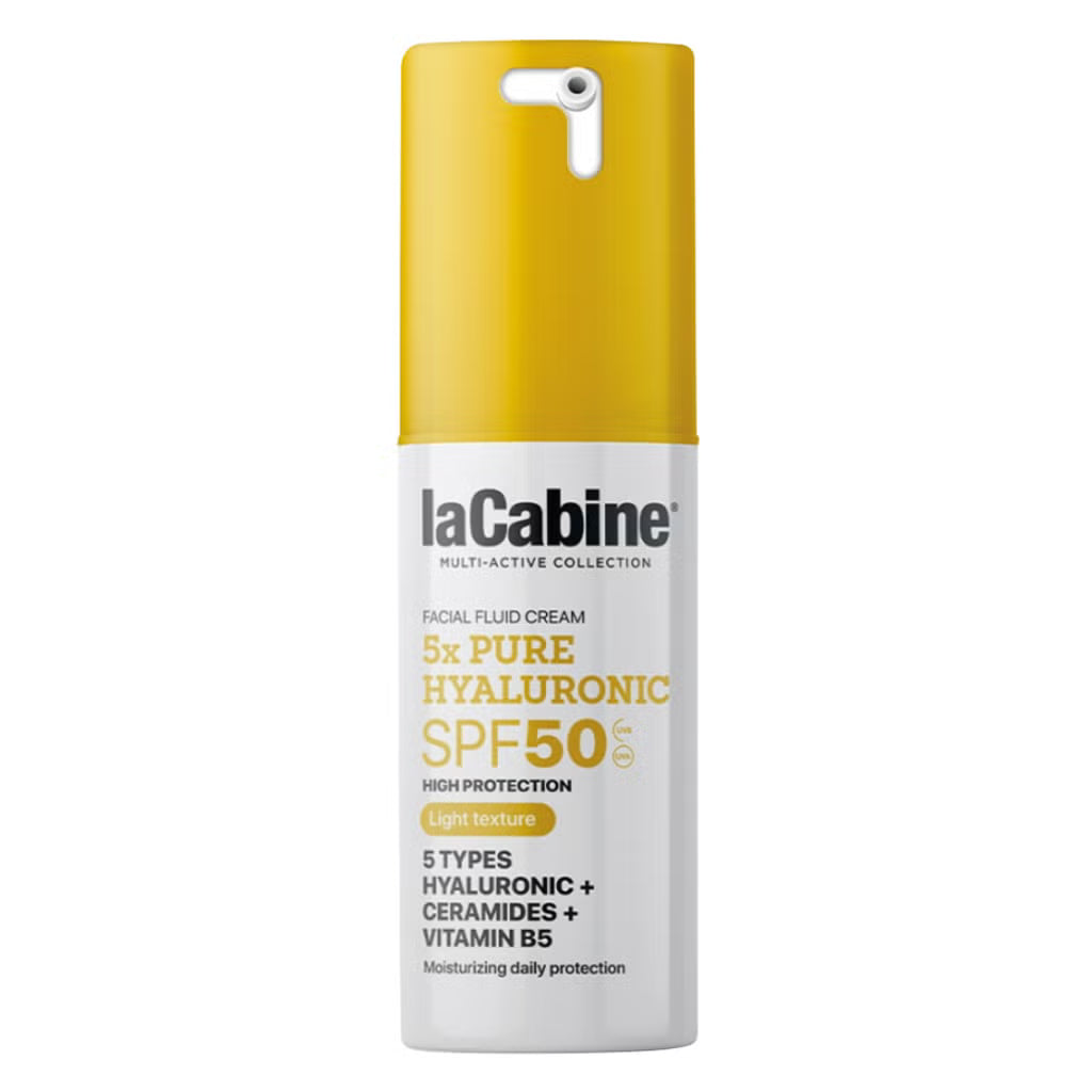La Cabine 5X Pure Hyaluronic Facial Fluid Cream SPF50 30ml.