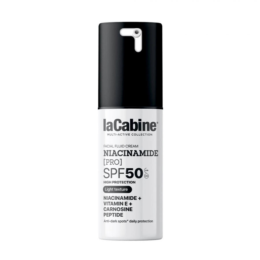 La Cabine Crème Fluide Visage NIACINAMIDE PRO SPF50 30ml.