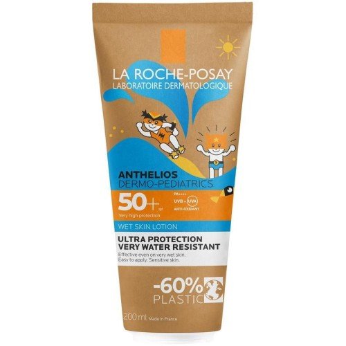 LA ROCHE POSAY ANTHELIOS DERMO PEDIATRICS WET SKIN LOTION SPF50+ 200ML.
