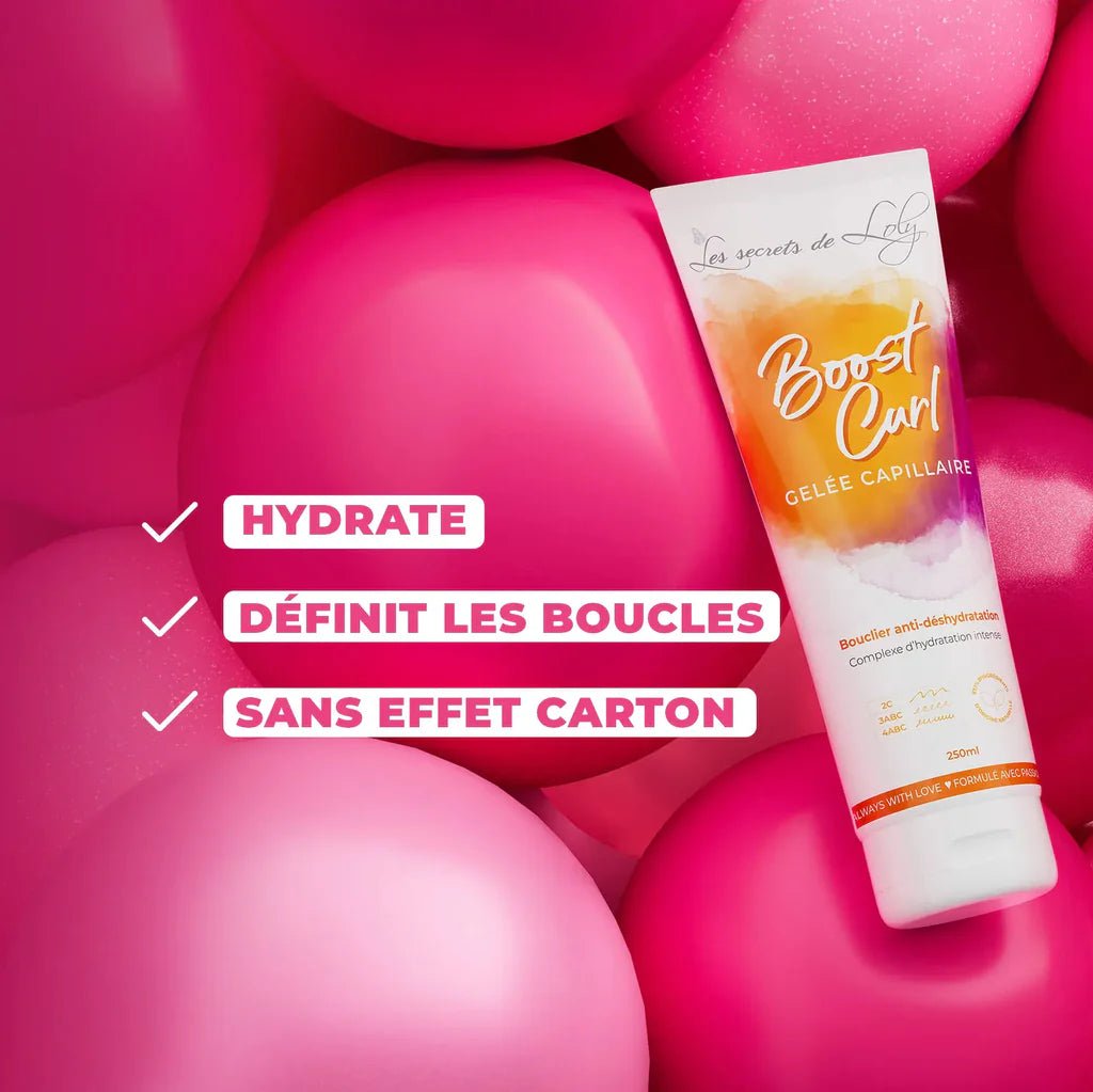 Boost Curl – Gelée Coiffante Anti - Frisottis 250ml | Les Secrets de Loly - La Grande Para