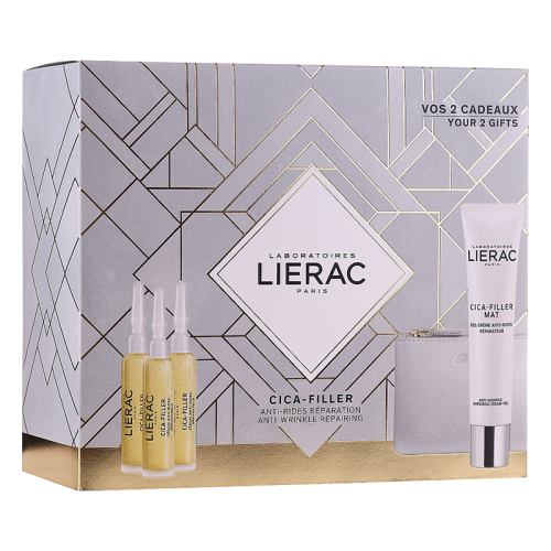 LIERAC COFFRET CICA-FILLER SERUM+GEL CREME MAT