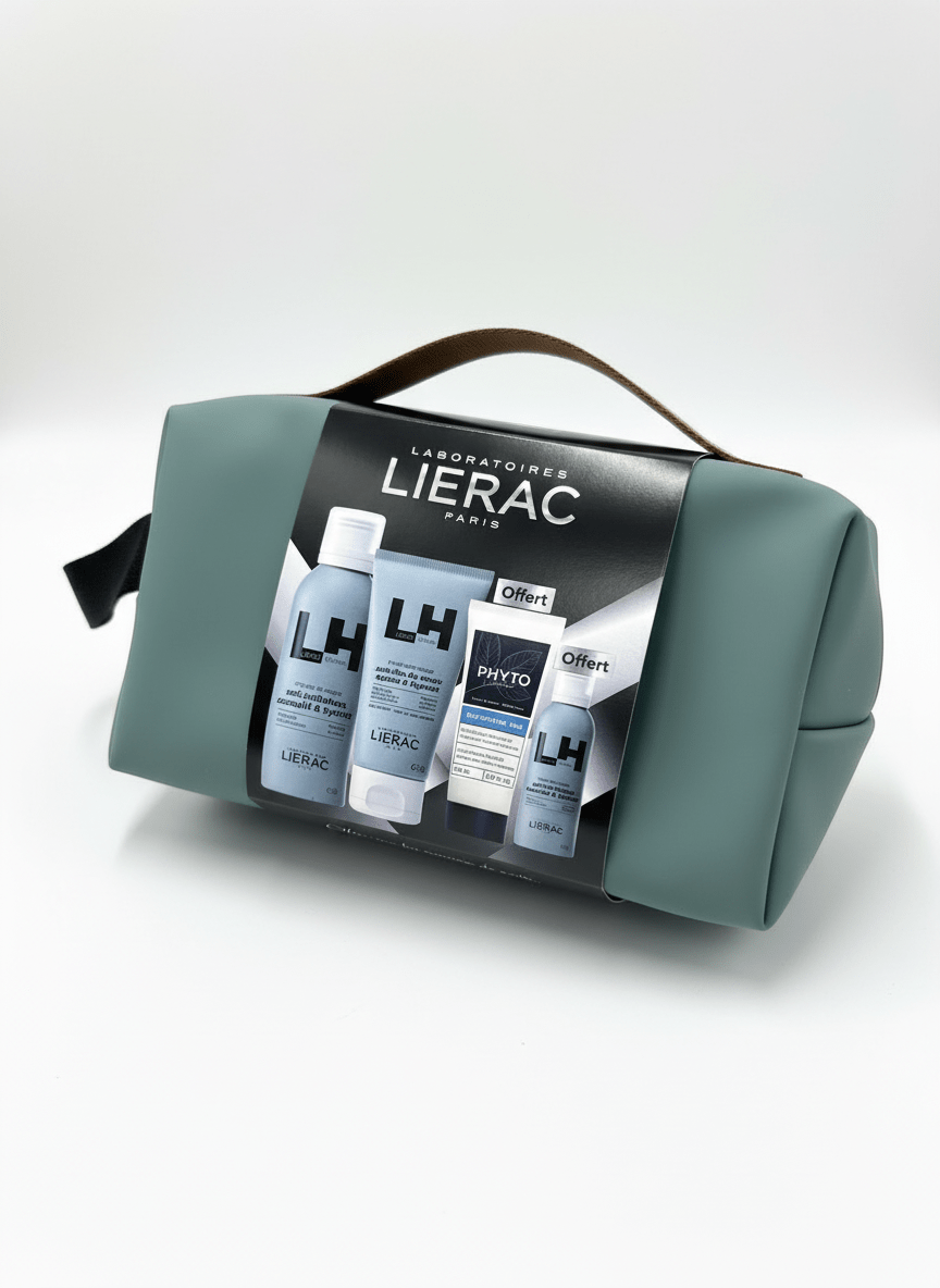 Coffret Lierac Homme Routine de Rasage - Mousse 150ml + Baume 75ml + Phytocyane Shampooing 100ml + Mousse Voyage Offerte - La Grande Para