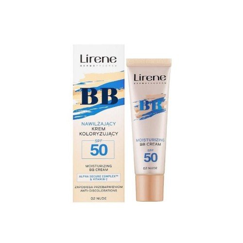 LIRENE BB CREME SPF 50 (02) NUDE 30ML.