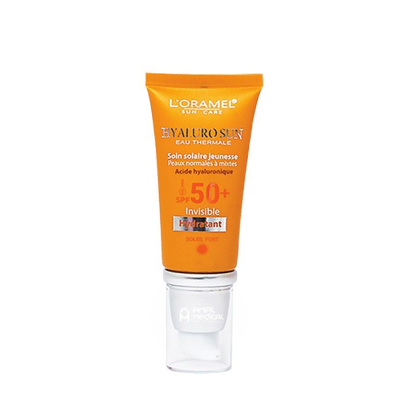 L'ORAMEL ECRAN SOLAIRE INVISIBLE HYDRATANT spf50+ 40ml.