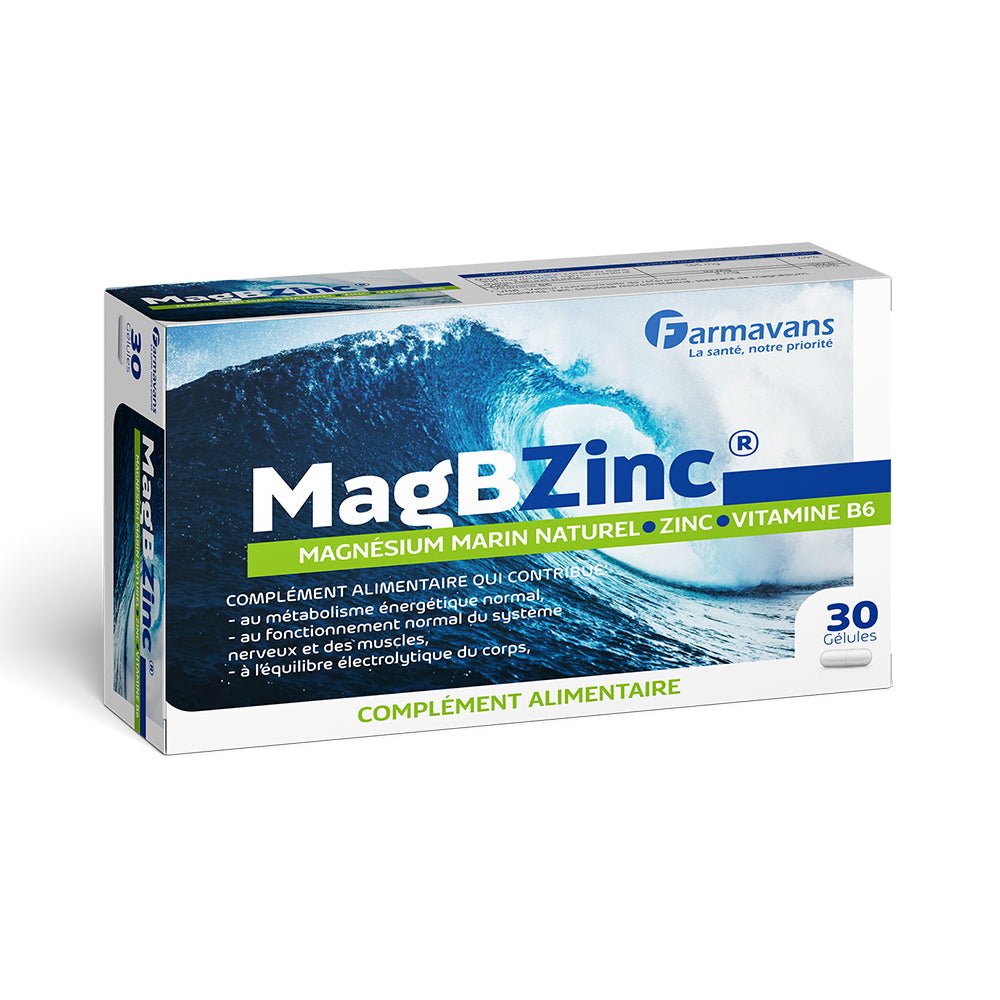 FARMAVANS MagBZinc 30 Gélules - La Grande Para