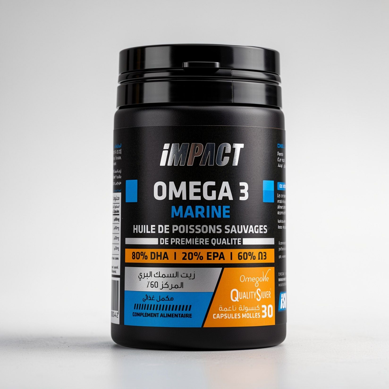 Marine Oméga 3 QualitySilver® – OmégaVie® 80DHA/20EPA - La Grande Para