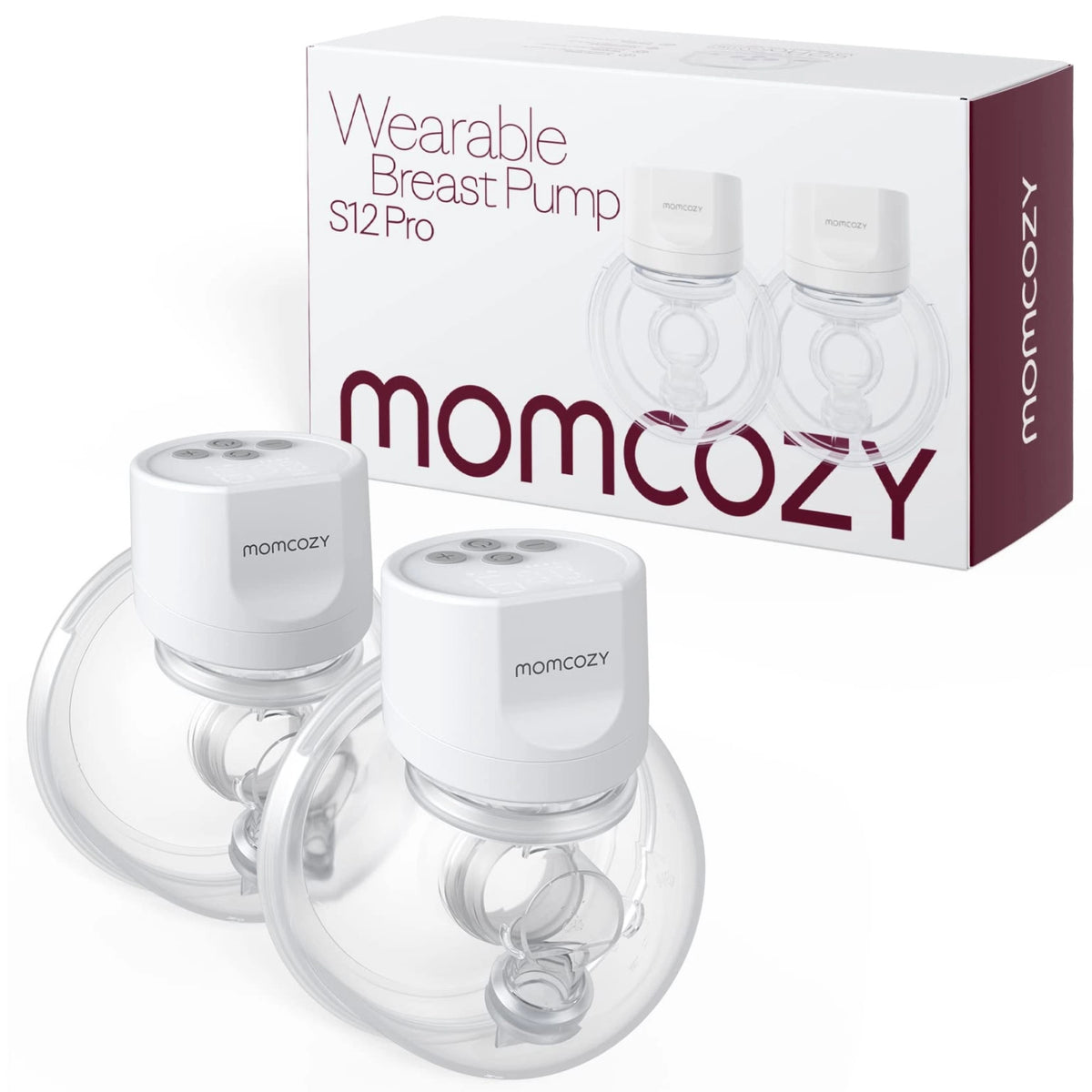 Momcozy S12 Pro Tire Lait Électrique Main Libre (Lot de 2)(ce produit n'est pas éligible au code promo)